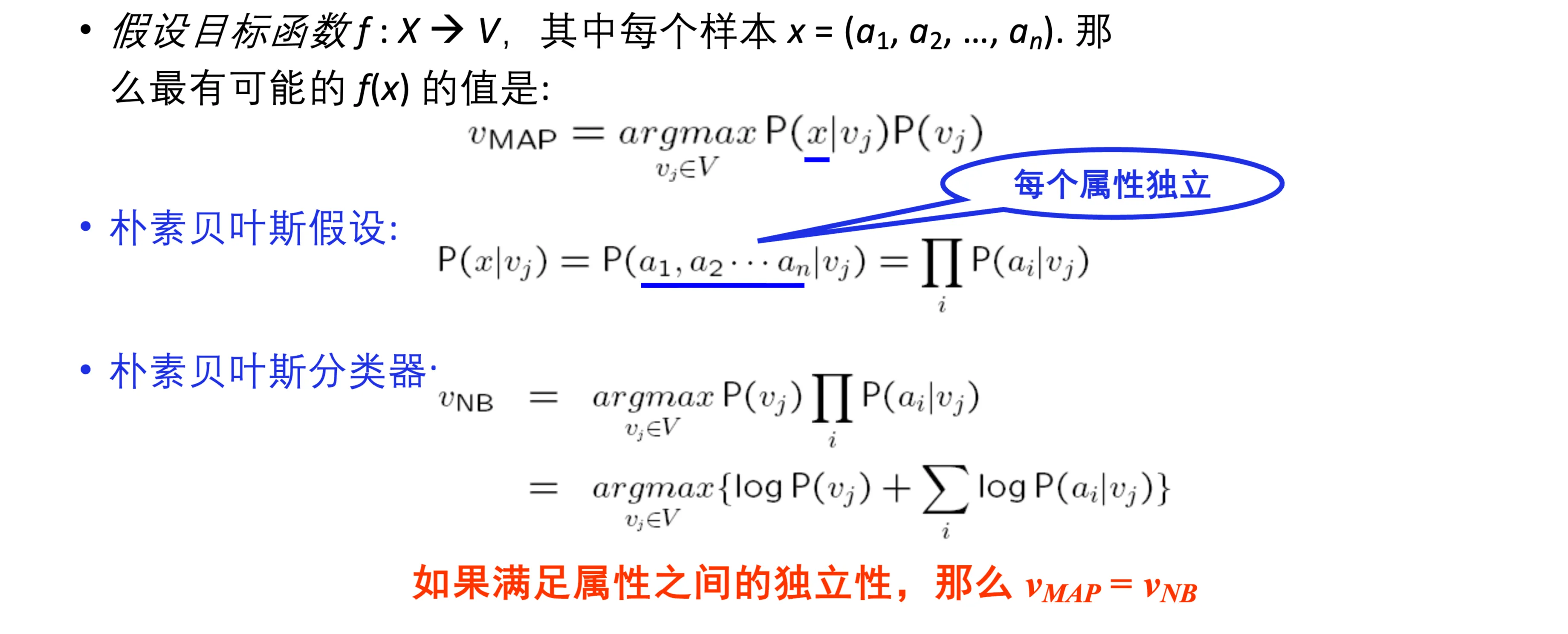 朴素贝叶斯分类器