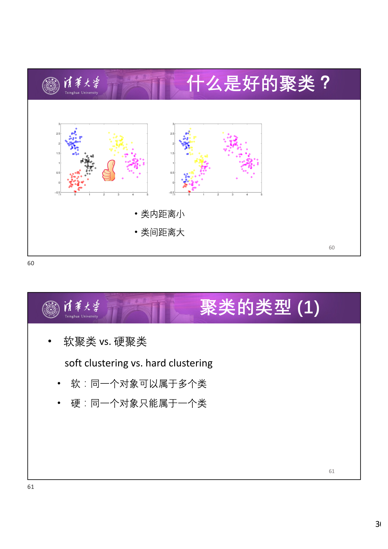好的聚类示意